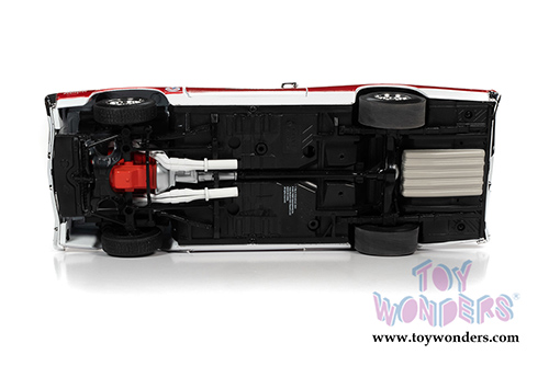 Auto World Legends of the Quarter Mile - Plymouth Road Runner "Sox & Martin" (1969, 1/18 scale diecast model car, Red/White/Blue) AW276