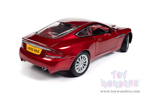 Auto World | Aston Martin V12 Vanquish (2005, 1/18 scale diecast model car, Toro Red Mica) AW301 MAP: $119.99