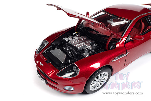 Auto World | Aston Martin V12 Vanquish (2005, 1/18 scale diecast model car, Toro Red Mica) AW301 MAP: $119.99