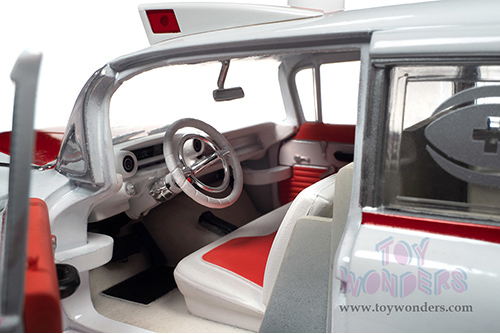 Auto World - Cadillac&reg; Eldorado Ambulance (1959, 1/18 scale diecast model car, Red/White) AW302