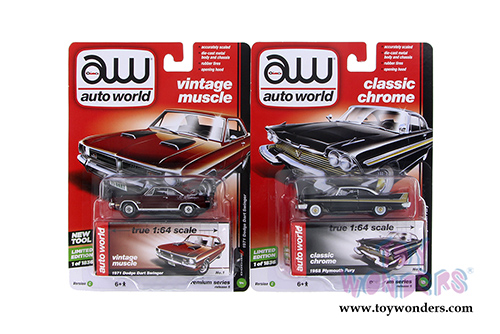 Auto World Premium - Release 5 Set C (1/64 scale diecast model car, Asstd.) AW64042/12C
