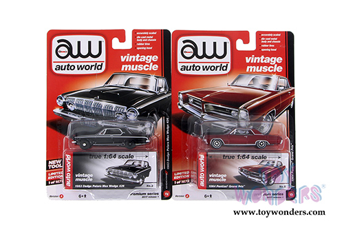 Auto World Premium - 2017 Release 1 Set A (1/64 scale diecast model car, Asstd.) AW64052/48A
