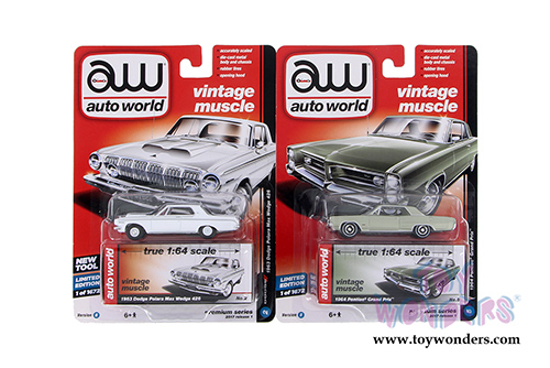 Auto World Premium - 2017 Release 1 Set B (1/64 scale diecast model car, Asstd.) AW64052/48B