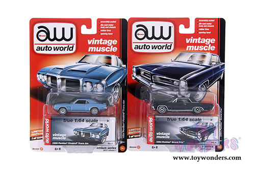 Auto World Premium - 2017 Release 1 Set D (1/64 scale diecast model car, Asstd.) AW64052/48D