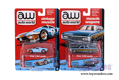 Auto World Premium - 2017 Release 2 Set A (1/64 scale diecast model car, Asstd.) AW64062/48A
