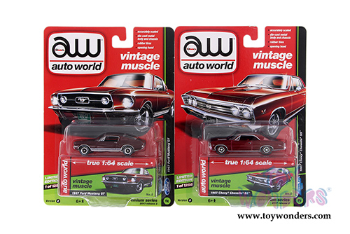 Auto World Premium - 2017 Release 2 Set B (1/64 scale diecast model car, Asstd.) AW64062/48B