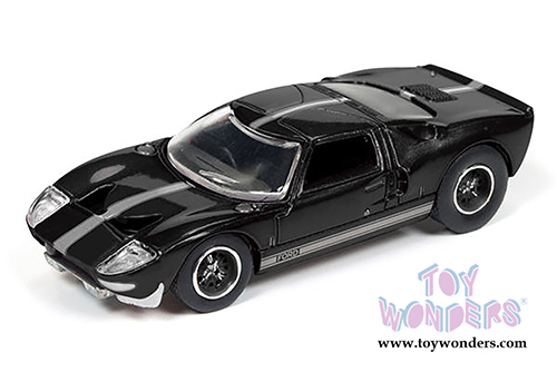 Auto World - Deluxe Series Ford GT40 Hardtop (1965,1/64 scale diecast model car, Black) AW64082/24A