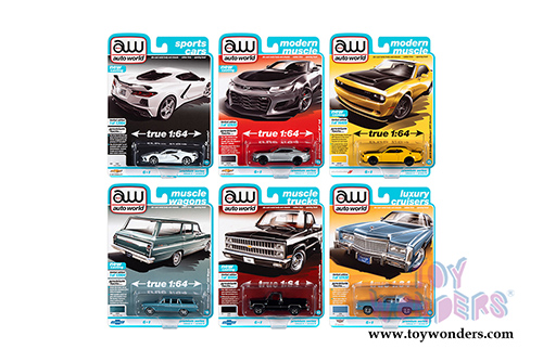 Auto World Premium - 2021 Release 2 Set B (1/64 scale diecast model car, Asstd.) AW64312/48B