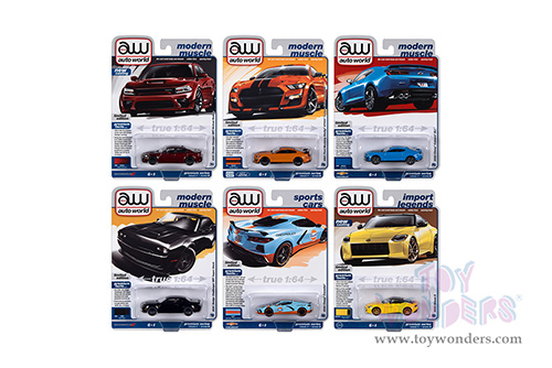 Auto World Premium - 2023 Release 3 Set B (1/64 scale diecast model car, Asstd.) AW64412/48B