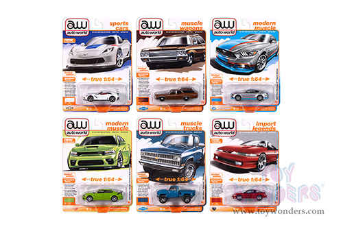 Auto World Premium - 2024 Release 3 Set A (1/64 scale diecast model car, Asstd.) AW64452/48A MAP: $8.99