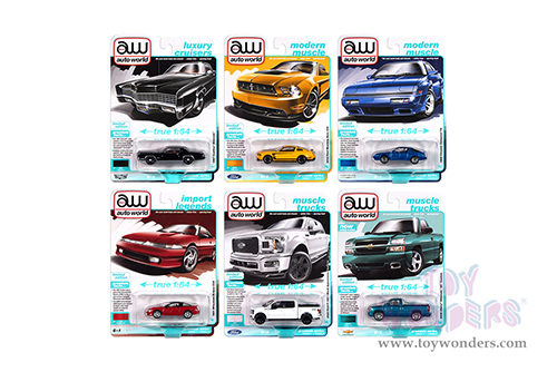 Auto World Premium - 2025 Release 1 Set A (1/64 scale diecast model car, Asstd.) AW64502/12A