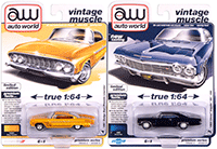 Auto World Premium - 2025 Release 2 Set A (1/64 scale diecast model car, Asstd.) AW64512/48A; 