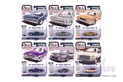 Auto World Premium - 2025 Release 2 Set B (1/64 scale diecast model car, Asstd.) AW64512/48B
