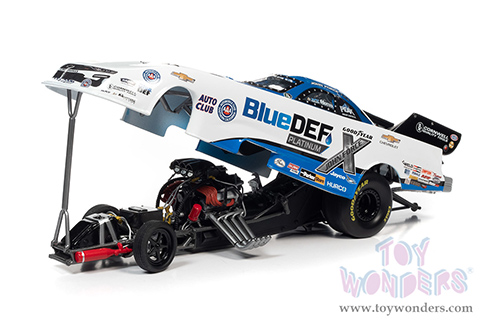 Auto World - Chevrolet&reg; Camaro - John Force NHRA&reg; Funny Car (2021, 1/24 scale diecast model car, White/Blue) AWN004