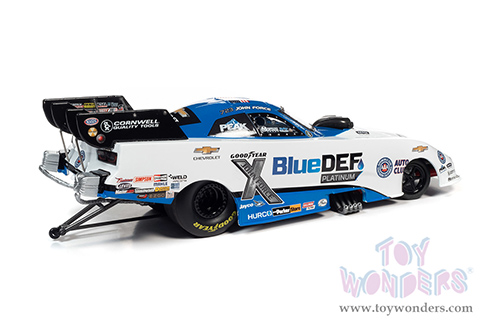 Auto World - Chevrolet&reg; Camaro - John Force NHRA&reg; Funny Car (2021, 1/24 scale diecast model car, White/Blue) AWN004