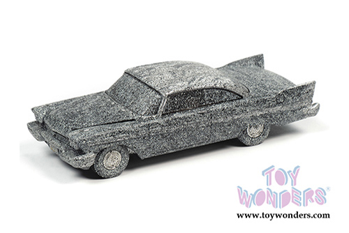 Auto World Silver Screen Machines - Christine Plymouth Fury Hardtop After Fire Version (1958, 1/64 scale diecast model car, Black Charred) AWSP040/24