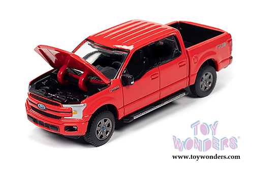 Auto World - Muscle Trucks Ford F-150 Lariat Pickup Truck (2019,1/64 scale diecast model car, Race Red) AWSP041/24B