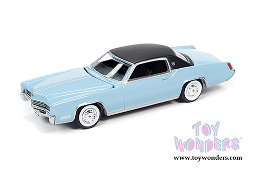 Auto World - Hemmings Classic Car | Cadillac&reg; Eldorado Hardtop (1967,1/64 scale diecast model car, Venetian Blue/Black) AWSP047/24B