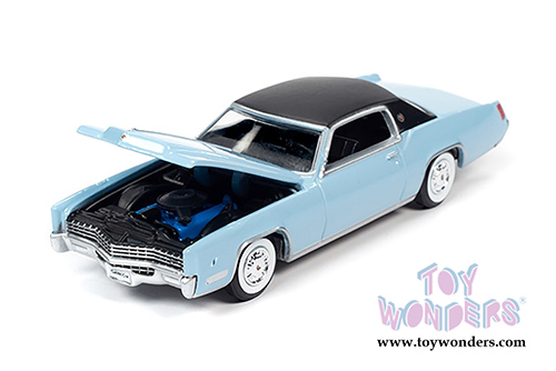 Auto World - Hemmings Classic Car | Cadillac&reg; Eldorado Hardtop (1967,1/64 scale diecast model car, Venetian Blue/Black) AWSP047/24B