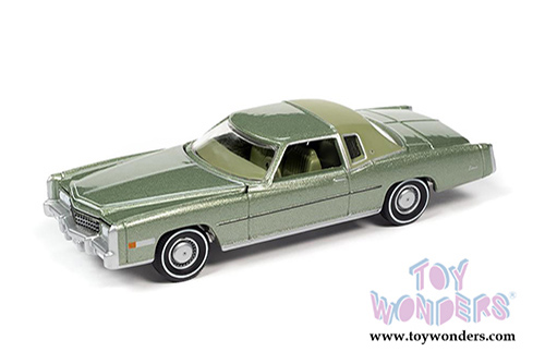 Auto World - Luxury Cruisers | Cadillac&reg; Eldorado Hardtop (1975, 1/64 scale diecast model car, Lido Green) AWSP058/24A