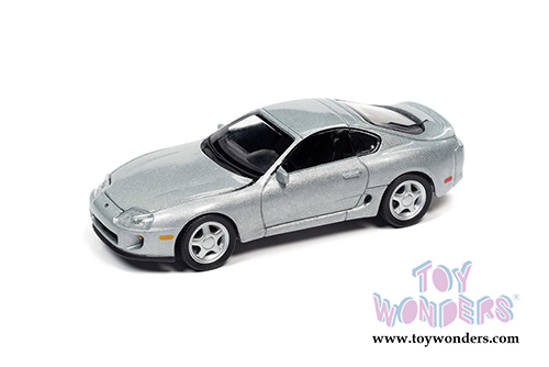 Auto World - Modern Muscle Toyota Supra (1993, 1/64 scale diecast model car, Alpine Silver) AWSP064/24A