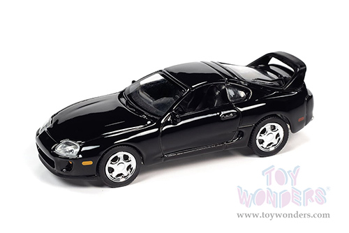 Auto World Premium - 2021 Release 3 | Toyota Supra (1994, 1/64 scale diecast model car, Gloss Black) AWSP075/24A