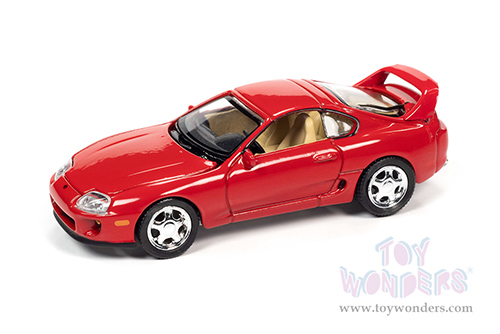 Auto World Premium - 2021 Release 3 | Toyota Supra (1994, 1/64 scale diecast model car, Super Red) AWSP075/24B