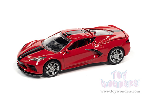 Auto World Premium - 2021 Release 4 | Chevrolet&reg; Corvette&reg; C8 Stingray "Sports Cars" (2020, 1/64 scale diecast model car, Torch Red/Black) AWSP084/24A