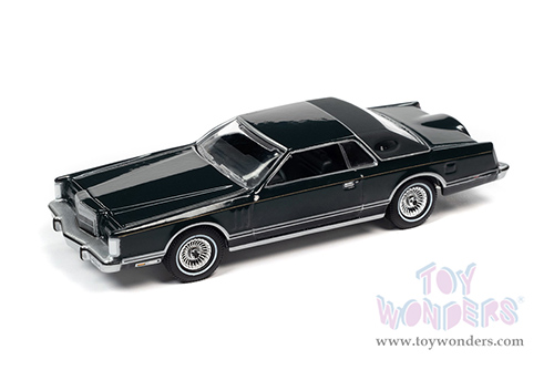 Auto World Premium - 2022 Release 1 Set A | Lincoln Continental Mark V "Luxury Cruisers" (1978, 1/64 scale diecast model car, Midnight Jade Green) AWSP097/24A