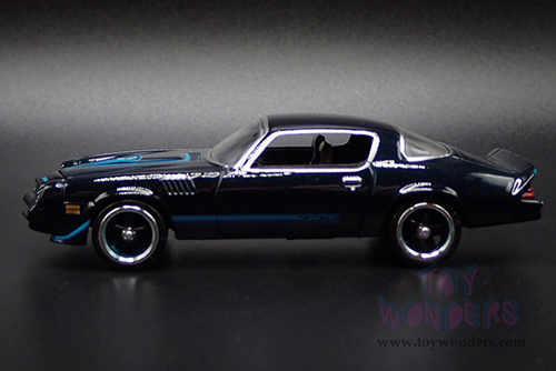 Auto World Deluxe - Chevrolet® Camaro Z28® "Pony Power" (1979, 1/64 scale diecast model car, Dark Blue Metallic) AWSP155/24