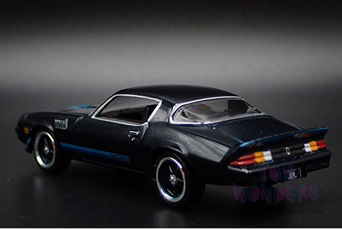 Auto World Deluxe - Chevrolet® Camaro Z28® "Pony Power" (1979, 1/64 scale diecast model car, Dark Blue Metallic) AWSP155/24