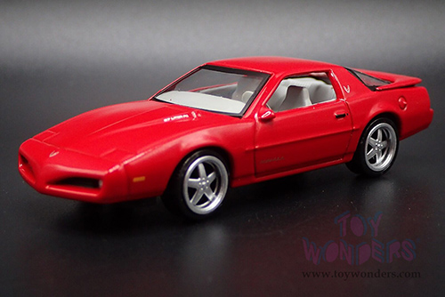 Auto World Deluxe - Pontiac® Firebird® Formula "Pony Power" (1991, 1/64 scale diecast model car, Bright Red) AWSP156/24