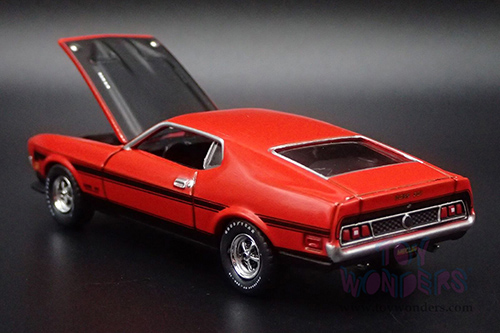 Auto World Premium - Ford Mustang Boss 351 "Mecum Auctions" (1971, 1/64 scale diecast model car, Calypso Coral) AWSP159/24