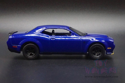 Auto World Premium - Dodge Challenger SRT Demon "Mecum Auctions" (2018, 1/64 scale diecast model car, Indiglo Blue) AWSP161/24