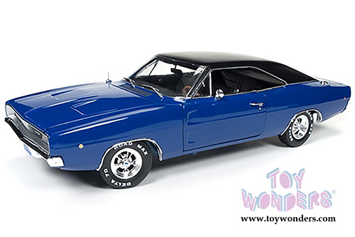 Auto World Silver Screen Machines - Christine - Dennis Guilder's Dodge Charger Hard Top (1968, 1/18 scale diecast model car, Blue) AWSS111