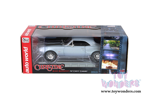 Auto World Silver Screen Machines - Christine - Buddy Repperton's Chevy Camaro Hard Top (1967, 1/18 scale diecast model car, Gray) AWSS114