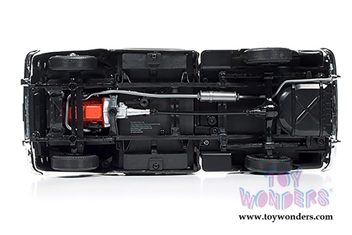 Auto World Silver Screen Machines - The 3 Stooges Chevy Cameo Stepside Pickup Truck (1955, 1/18 scale diecast model car, Faded Black) AWSS115