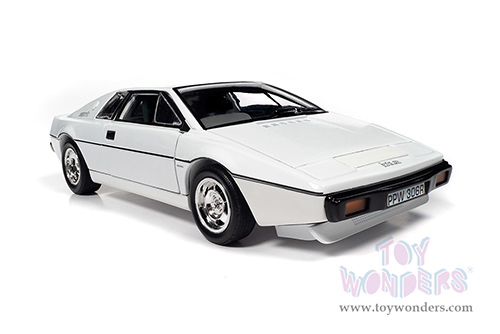 Auto World Silver Screen Machines | James Bond 007 Lotus Esprit S1 Submarine Car "The Spy Who Loved Me" (1971, 1/18 scale diecast model car, White) AWSS132