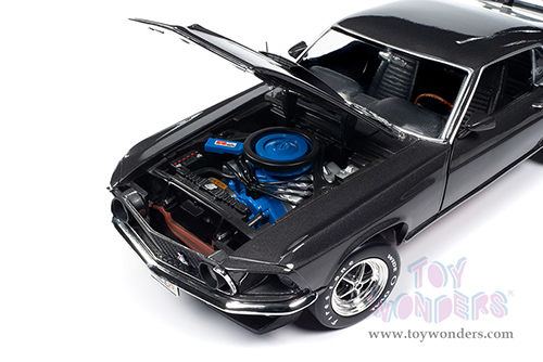 Auto World Silver Screen Machines | Ford Mustang John Wick (1969, 1/18 scale diecast model car, Hitman Gray/Black stripes) AWSS145 MAP: $99.99