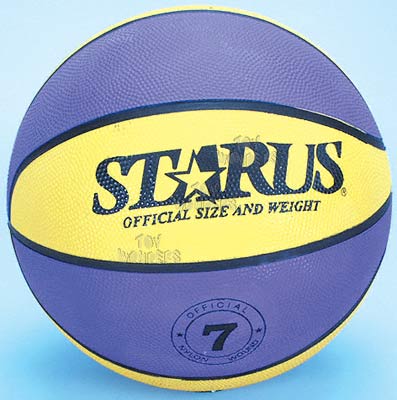 Basketball (Size 7, Purple/ Yellow)
