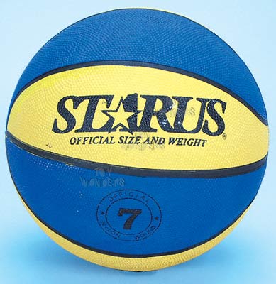 Basketball (Size 7, Blue/ Yellow)