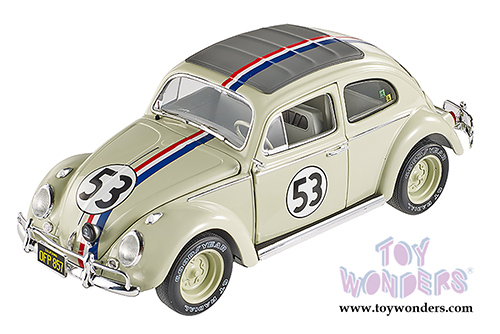 Mattel Hot Wheels Elite - Herbie Goes to Monte Carlo Volkswagen #53 (1962, 1/18 scale diecast model car) BLY22