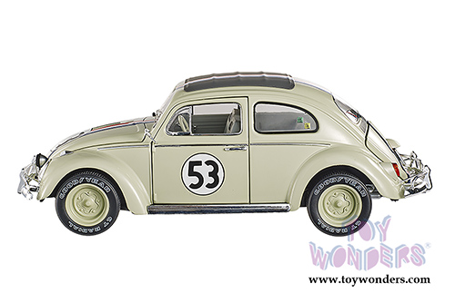 Mattel Hot Wheels Elite - Herbie Goes to Monte Carlo Volkswagen #53 (1962, 1/18 scale diecast model car) BLY22