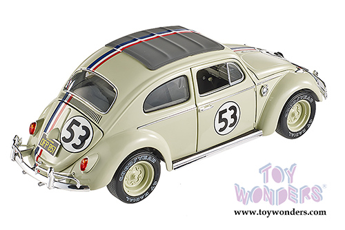 Mattel Hot Wheels Elite - Herbie Goes to Monte Carlo Volkswagen #53 (1962, 1/18 scale diecast model car) BLY22