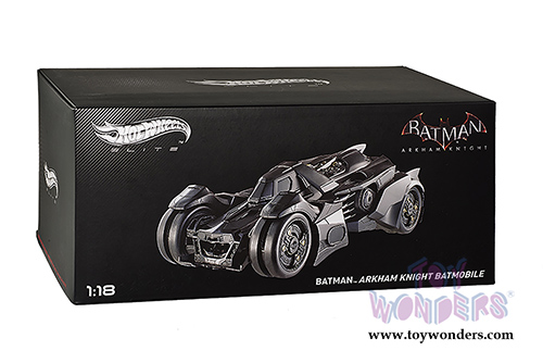 Mattel Hot Wheels Elite - Batman Arkham Knight Batmobile (1/18 scale diecast model car, Black) BLY23