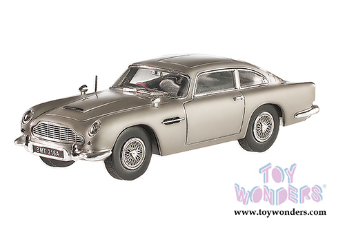 Mattel Hot Wheels Elite - James Bond's Goldfinger Aston Martin DB5 Hard Top (1/43 scale diecast model car, Gold) BLY26
