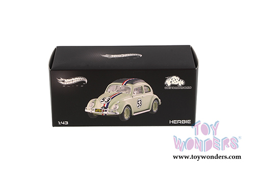 Mattel Hot Wheels Elite - Herbie Goes to Montecarlo Volkswagen #53 (1962, 1/43 scale diecast model car) BLY28