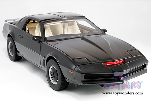 Mattel Hot Wheels - Knight Rider K.I.T.T Knight Industries Two Thousand T-Top (1/18 scale diecast model car, Black) BLY60