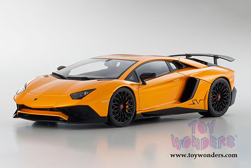Kyosho Ousia - Lamborghini Aventador LP 750-4 Superveloce Hardtop (1/18 scale diecast model car, Orange) C09521P