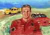 Show product details for Art print sign: Dale Earnhardt Jr. print CA078